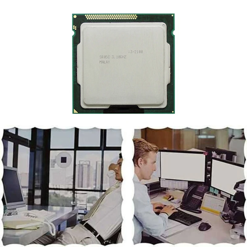 Už Core I3 2100, CPU LGA1155 Procesorius 3MB Dual Core Desktop CPU-B75 USB Kasybos Plokštė Nuotrauka 1