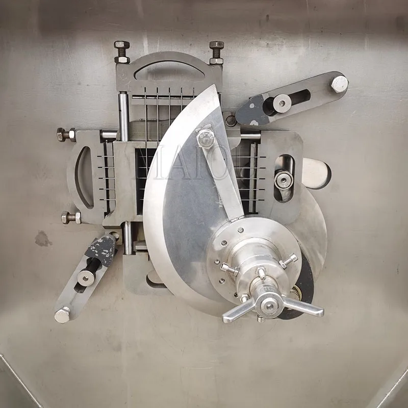 Šaldytos Šviežios Jautienos Kubo Pjovimo Staklės, Automatinė Supjaustyti Mėsos Mašina Šaldytos Mėsos Dicing Šlifavimo, Pjovimo Mašina Nuotrauka 4