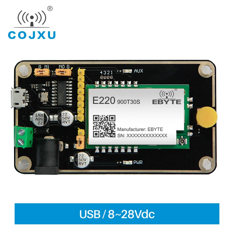 Bandymo Valdybos LLCC68 E220-900TBH-01 Testo Rinkinys USB Sąsaja Antenos 868MHz 915MHz UART Bevielio ryšio Modulis Nuotrauka 0