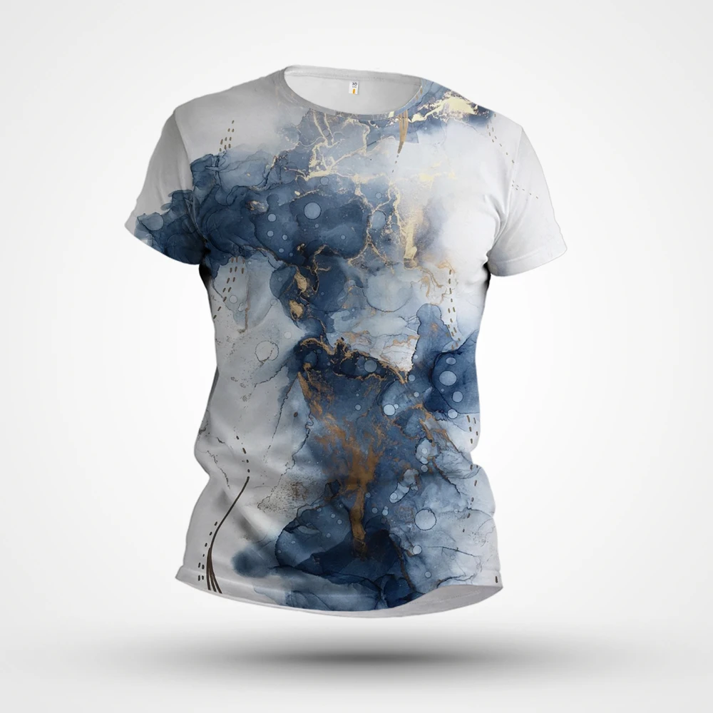 Vasaros atsitiktinis vyrų ir moterų top 3D atspausdintas vaikų drabužių mados tendencija kietas greitai džiūstantis, aukštos kokybės marškinėliai Nuotrauka 0