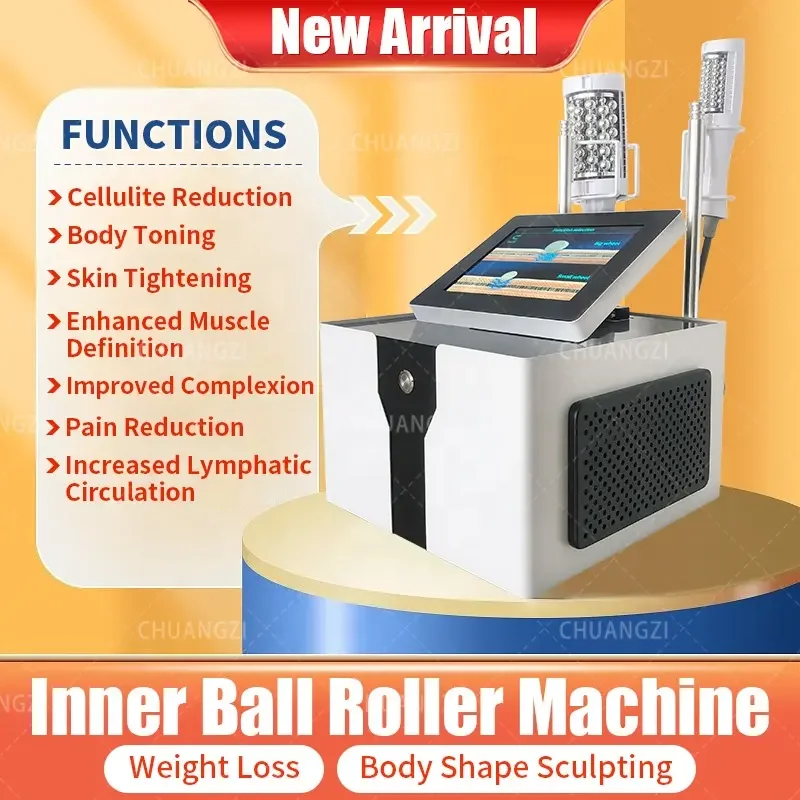 Galingas Vidinis Ball Roller Mašina Kūno Masažas RF Riebalų Deginimas Limfos Drenažas Priemonė Nuotrauka 3