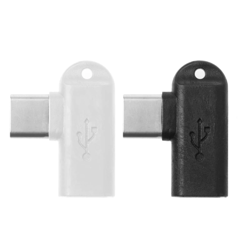 2,5 cm/0.98 Professional 90 Laipsnių Micro USB Female į C Tipo Vyrų Adapteris Įkrovimo Adapteris Keitiklis Nuotrauka 0