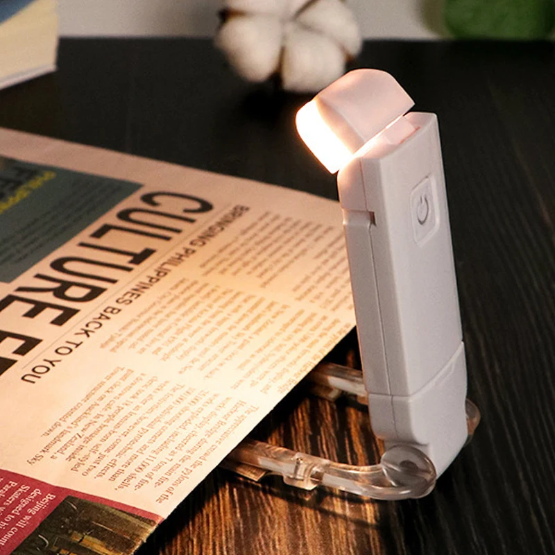 Mini LED Žymą Skaityti Lemputė USB Įkrovimo Knygos Skaitymo Šviesos Ryškumas Reguliuojamas Nešiojamų Akių Apsauga Įrašą Knygos Šviesa Nuotrauka 1