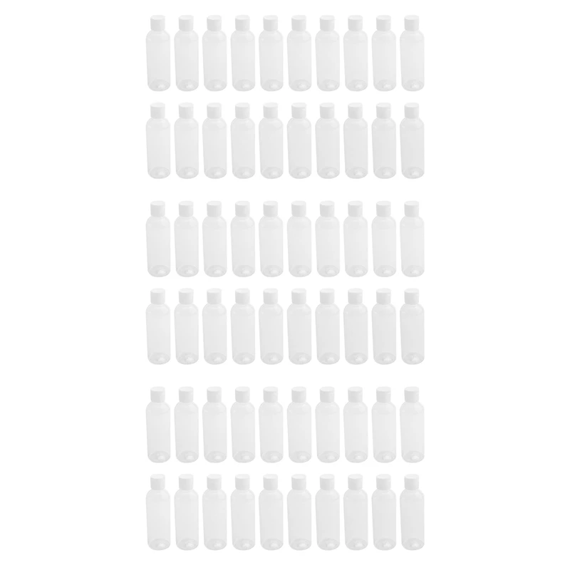 60 Vienetų 100 ml Plastiko Šampūno Butelių, Plastikinių Butelių Kelionės Konteinerių Kosmetika Losjonas Nuotrauka 0